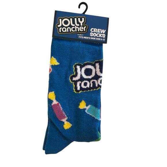 NEW JOLLY RANCHERS Candy Novelty Socks - Picture 1 of 4